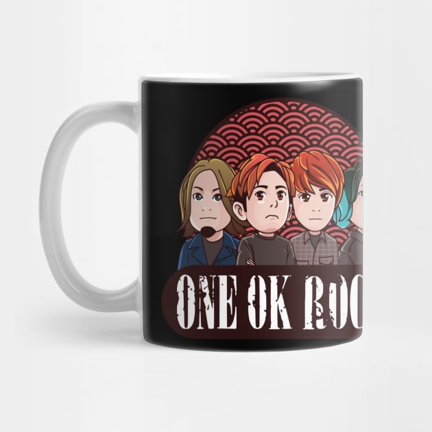 One Ok Rock Anime Big Head by obiyshinichiart